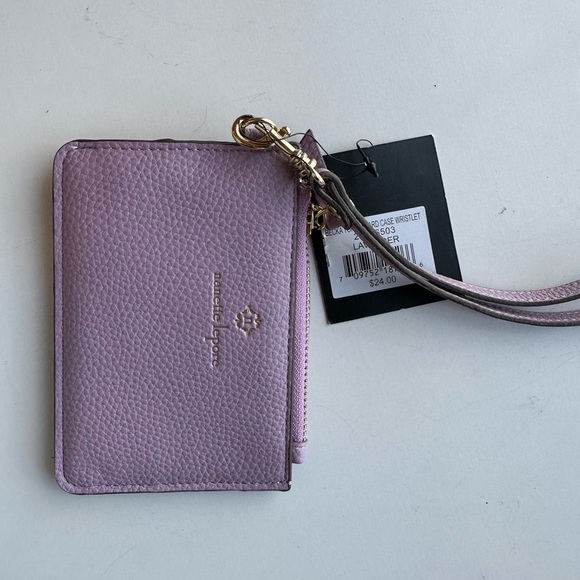 Nanette Lepore Purple card Wallet NEW - Picture 3 of 4